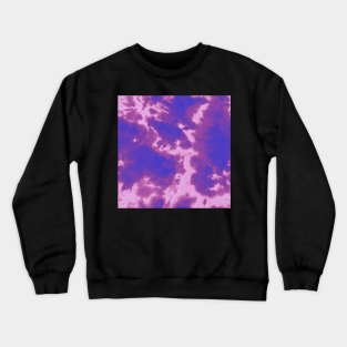 High contrast tie dye pattern Crewneck Sweatshirt